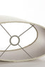 Light & Living Lamp Shades Shade oval straight slim 45-21-32 cm BOLERO white House of Isabella UK