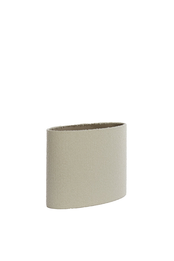 Light & Living Lamp Shades Shade oval straight slim 45-21-32 cm BOLERO white House of Isabella UK