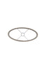 Light & Living Lamp Shades Shade oval straight slim 45-21-32 cm BRANDY beige House of Isabella UK