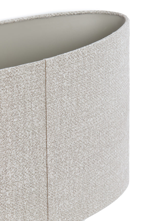 Light & Living Lamp Shades Shade oval straight slim 45-21-32 cm BRANDY beige House of Isabella UK