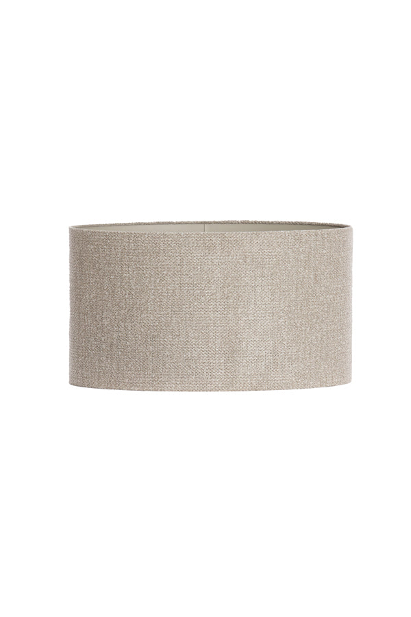 Light & Living Lamp Shades Shade oval straight slim 45-21-32 cm BRANDY beige House of Isabella UK