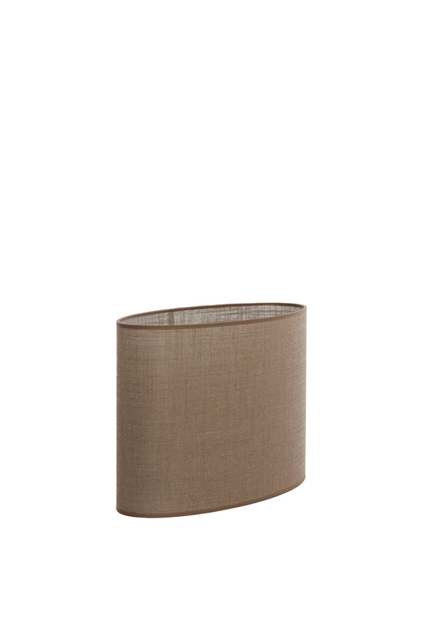 Light & Living Lamp Shades Shade oval straight slim 45-21-32 cm CADEN beige House of Isabella UK