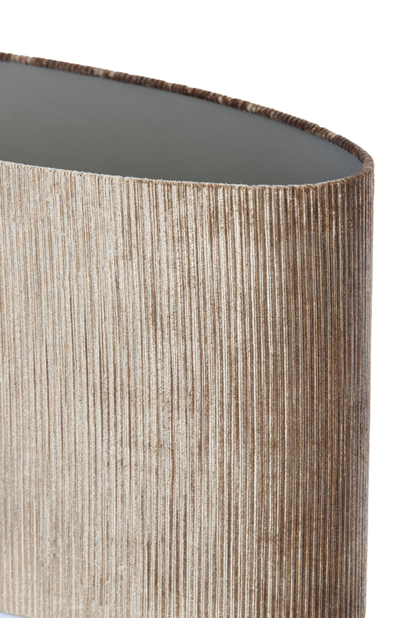 Light & Living Lamp Shades Shade oval straight slim 45-21-32 cm FLAIR copper House of Isabella UK