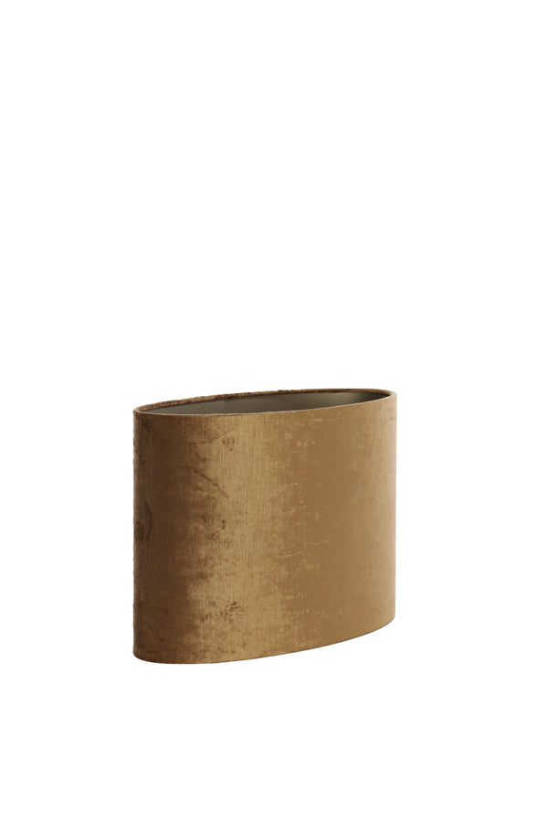 Light & Living Lamp Shades Shade oval straight slim 45-21-32 cm GEMSTONE bronze House of Isabella UK