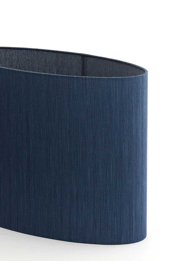 Light & Living Lamp Shades Shade oval straight slim 45-21-32 cm HARPER blue House of Isabella UK
