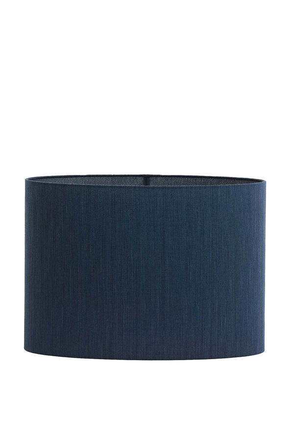 Light & Living Lamp Shades Shade oval straight slim 45-21-32 cm HARPER blue House of Isabella UK