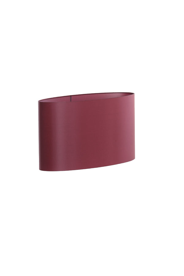 Light & Living Lamp Shades Shade oval straight slim 45-21-32 cm IMANI burgundy House of Isabella UK