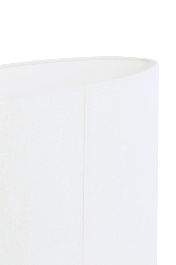 Light & Living Lamp Shades Shade oval straight slim 45-21-32 cm LIVIGNO egg white House of Isabella UK