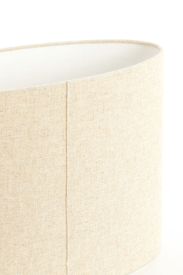 Light & Living Lamp Shades Shade oval straight slim 45-21-32 cm LIVIGNO natural House of Isabella UK