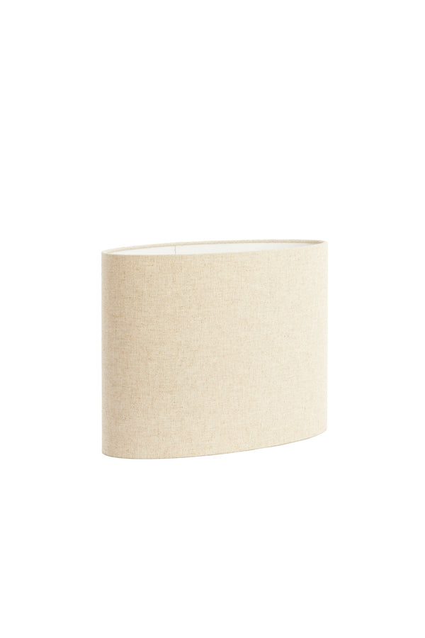 Light & Living Lamp Shades Shade oval straight slim 45-21-32 cm LIVIGNO natural House of Isabella UK