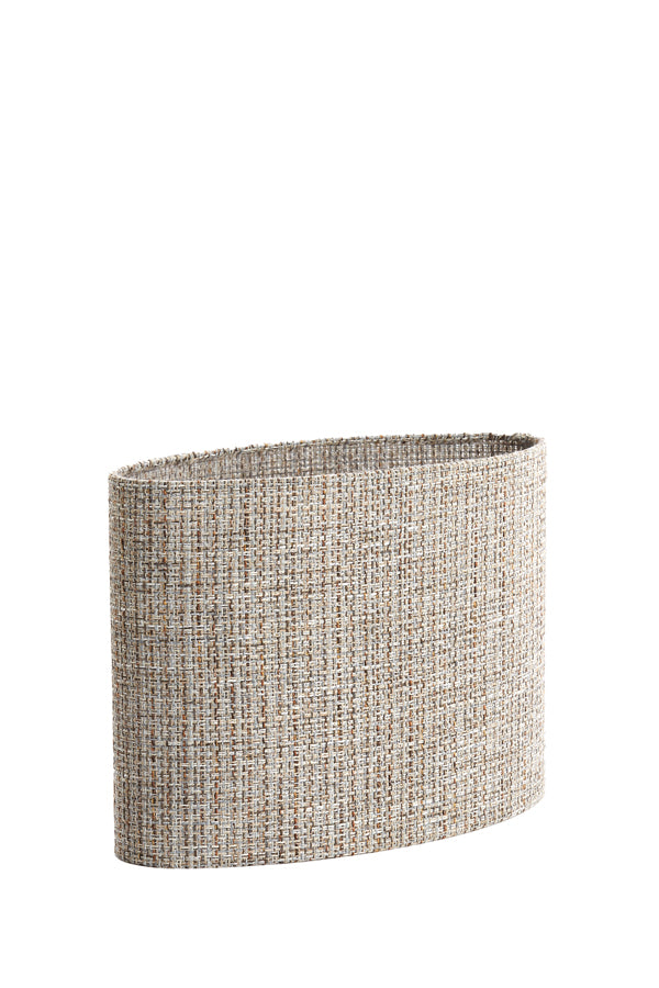 Light & Living Lamp Shades Shade oval straight slim 45-21-32 cm OKAVI light brown House of Isabella UK