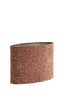 Light & Living Lamp Shades Shade oval straight slim 45-21-32 cm OSIRE burgundy House of Isabella UK