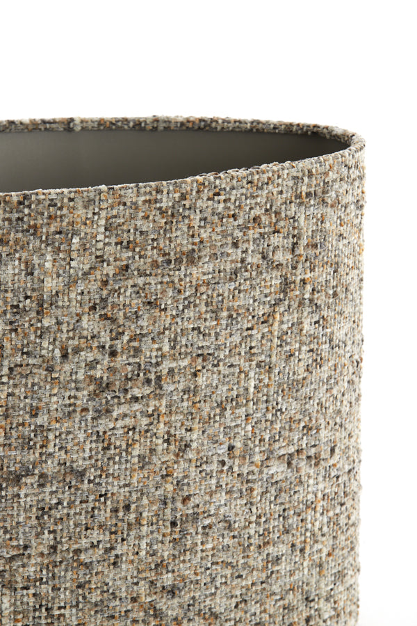 Light & Living Lamp Shades Shade oval straight slim 45-21-32 cm OSIRE grey-brown House of Isabella UK