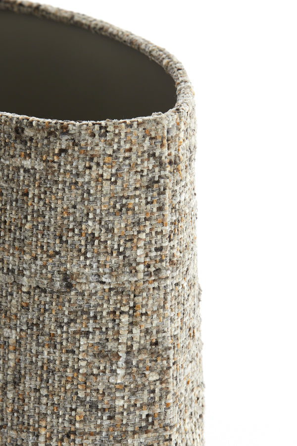 Light & Living Lamp Shades Shade oval straight slim 45-21-32 cm OSIRE grey-brown House of Isabella UK