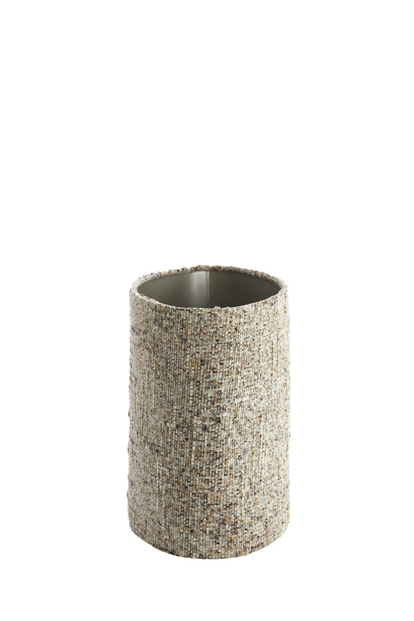 Light & Living Lamp Shades Shade oval straight slim 45-21-32 cm OSIRE grey-brown House of Isabella UK