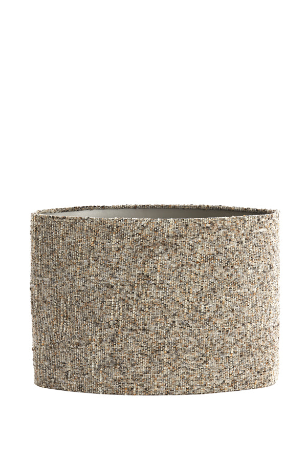 Light & Living Lamp Shades Shade oval straight slim 45-21-32 cm OSIRE grey-brown House of Isabella UK