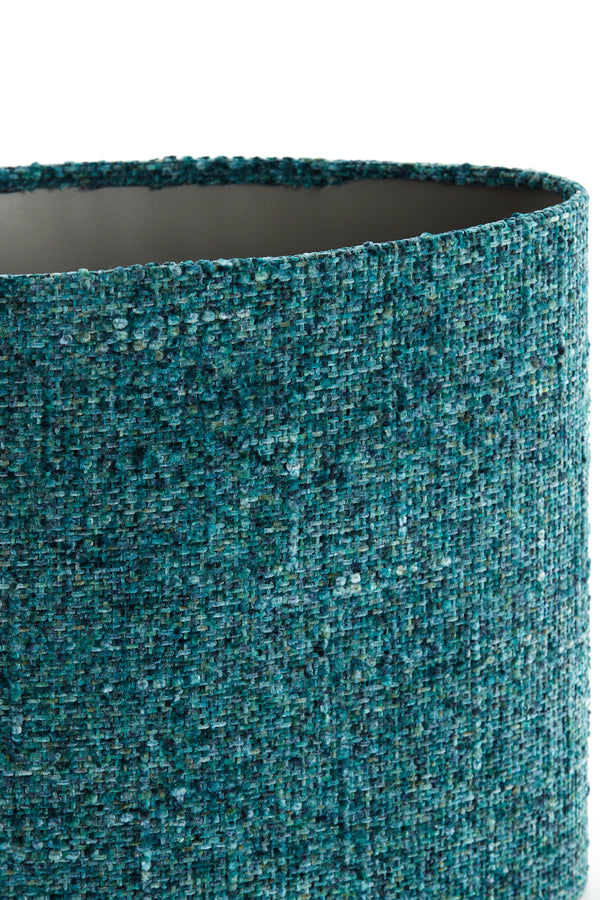 Light & Living Lamp Shades Shade oval straight slim 45-21-32 cm OSIRE petrol House of Isabella UK