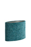 Light & Living Lamp Shades Shade oval straight slim 45-21-32 cm OSIRE petrol House of Isabella UK