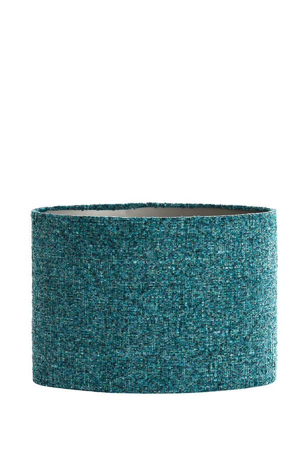 Light & Living Lamp Shades Shade oval straight slim 45-21-32 cm OSIRE petrol House of Isabella UK