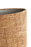 Light & Living Lamp Shades Shade oval straight slim 45-21-32 cm OSIRE terra-brown House of Isabella UK