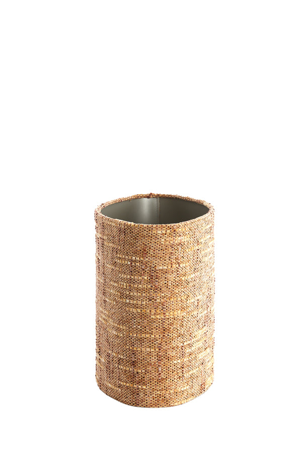 Light & Living Lamp Shades Shade oval straight slim 45-21-32 cm OSIRE terra-brown House of Isabella UK