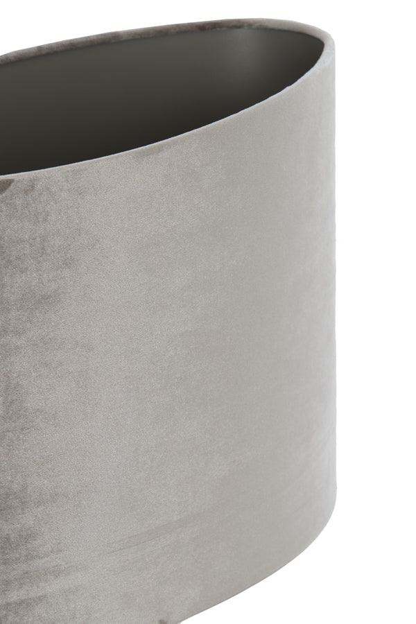 Light & Living Lamp Shades Shade oval straight slim 45-21-32 cm PALATA taupe House of Isabella UK