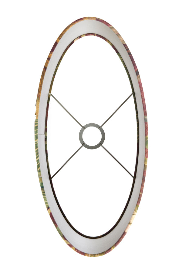 Light & Living Lamp Shades Shade oval straight slim 45-21-32 cm PASSION purple House of Isabella UK