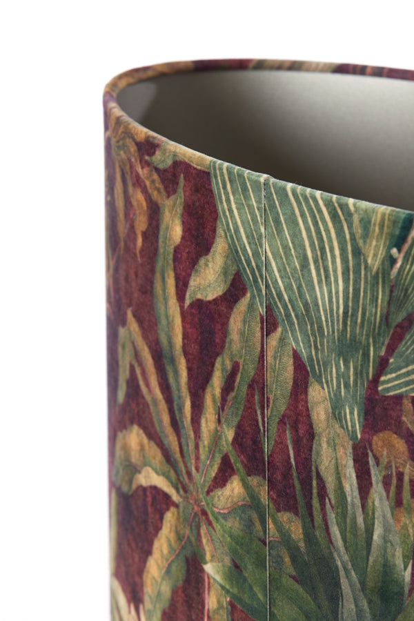 Light & Living Lamp Shades Shade oval straight slim 45-21-32 cm PASSION purple House of Isabella UK