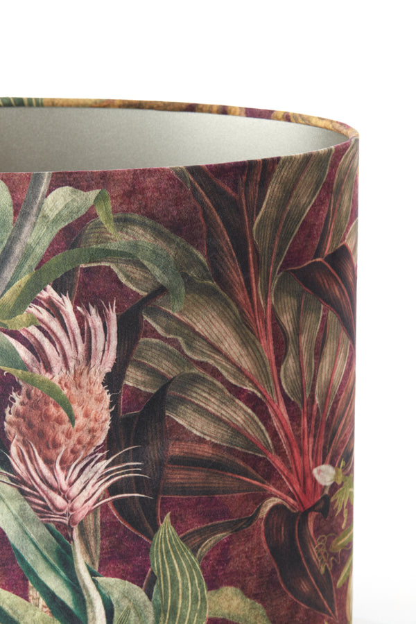 Light & Living Lamp Shades Shade oval straight slim 45-21-32 cm PASSION purple House of Isabella UK