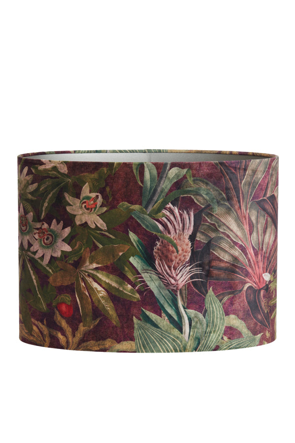 Light & Living Lamp Shades Shade oval straight slim 45-21-32 cm PASSION purple House of Isabella UK