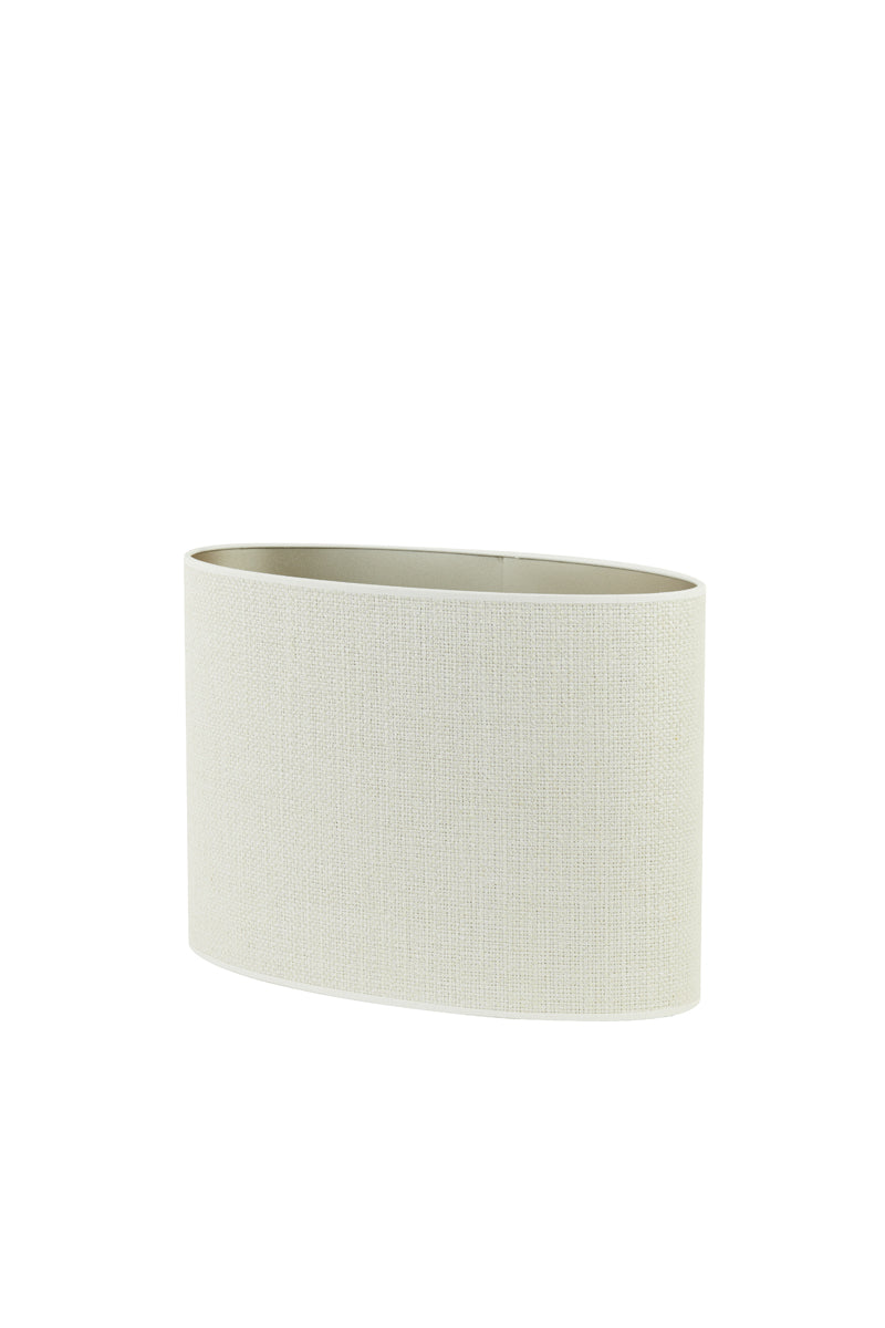 Light & Living Lamp Shades Shade oval straight slim 45-21-32 cm SAVERNA egg white House of Isabella UK