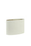 Light & Living Lamp Shades Shade oval straight slim 45-21-32 cm SAVERNA egg white House of Isabella UK