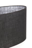 Light & Living Lamp Shades Shade oval straight slim 45-21-32 cm SENDAI black House of Isabella UK