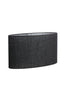 Light & Living Lamp Shades Shade oval straight slim 45-21-32 cm SENDAI black House of Isabella UK