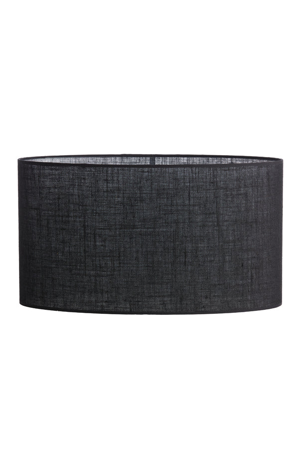 Light & Living Lamp Shades Shade oval straight slim 45-21-32 cm SENDAI black House of Isabella UK