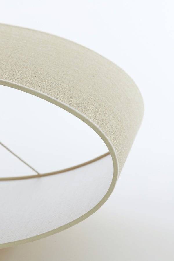Light & Living Lamp Shades Shade oval straight slim 45-21-32 cm SENDAI sand House of Isabella UK