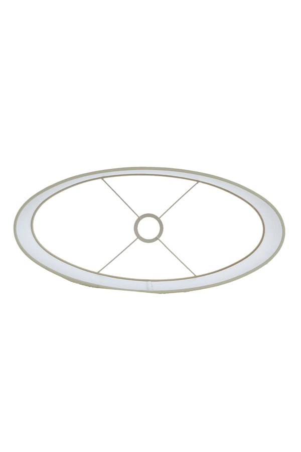 Light & Living Lamp Shades Shade oval straight slim 45-21-32 cm SENDAI sand House of Isabella UK