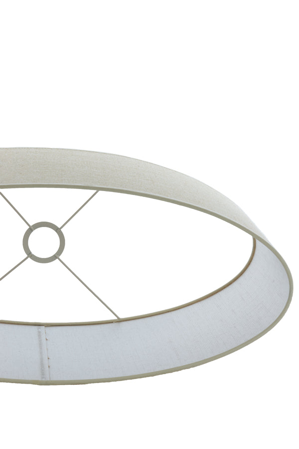 Light & Living Lamp Shades Shade oval straight slim 45-21-32 cm SENDAI sand House of Isabella UK