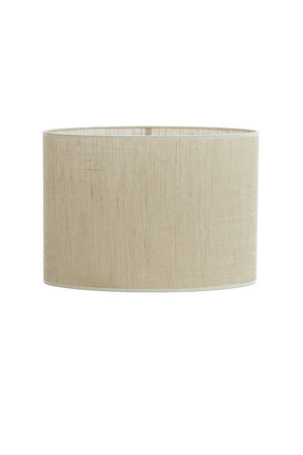 Light & Living Lamp Shades Shade oval straight slim 45-21-32 cm SENDAI sand House of Isabella UK