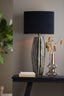 Light & Living Lamp Shades Shade oval straight slim 45-21-32 cm VELOURS black-taupe House of Isabella UK