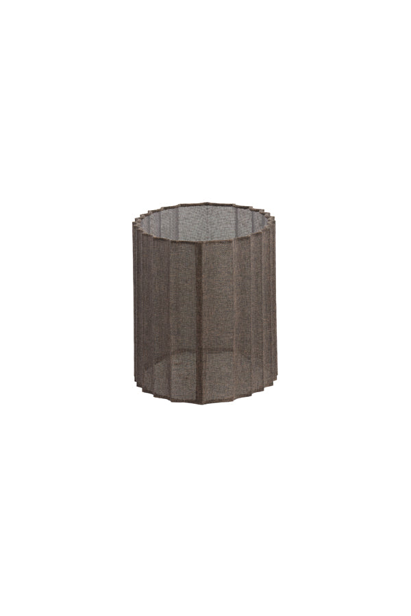 Light & Living Lamp Shades Shade oval straight slim 58-24-27 cm DISLI linen brown House of Isabella UK