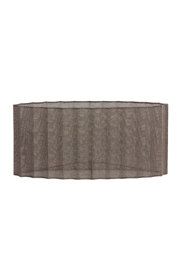 Light & Living Lamp Shades Shade oval straight slim 58-24-27 cm DISLI linen brown House of Isabella UK