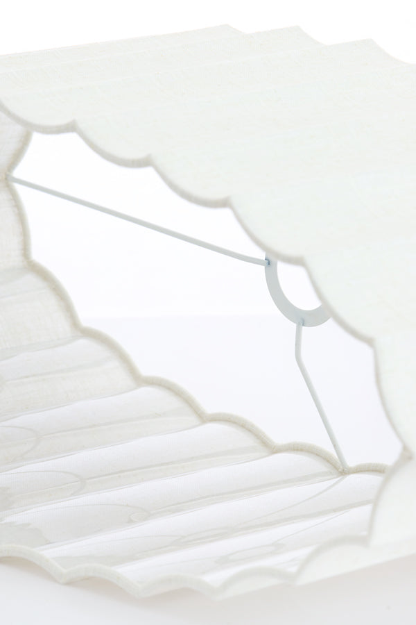 Light & Living Lamp Shades Shade oval straight slim 58-24-27 cm DISLI linen cream House of Isabella UK