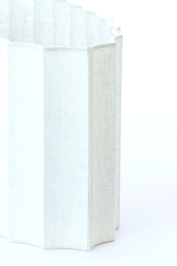 Light & Living Lamp Shades Shade oval straight slim 58-24-27 cm DISLI linen cream House of Isabella UK
