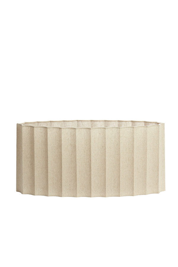 Light & Living Lamp Shades Shade oval straight slim 58-24-27 cm DISLI natural House of Isabella UK
