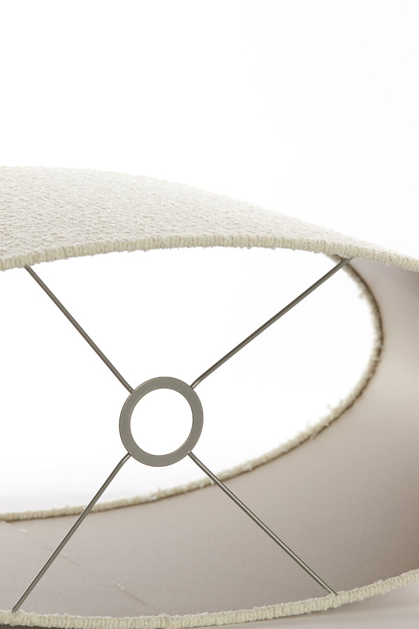 Light & Living Lamp Shades Shade oval straight slim 58-24-32 cm BOLERO white House of Isabella UK