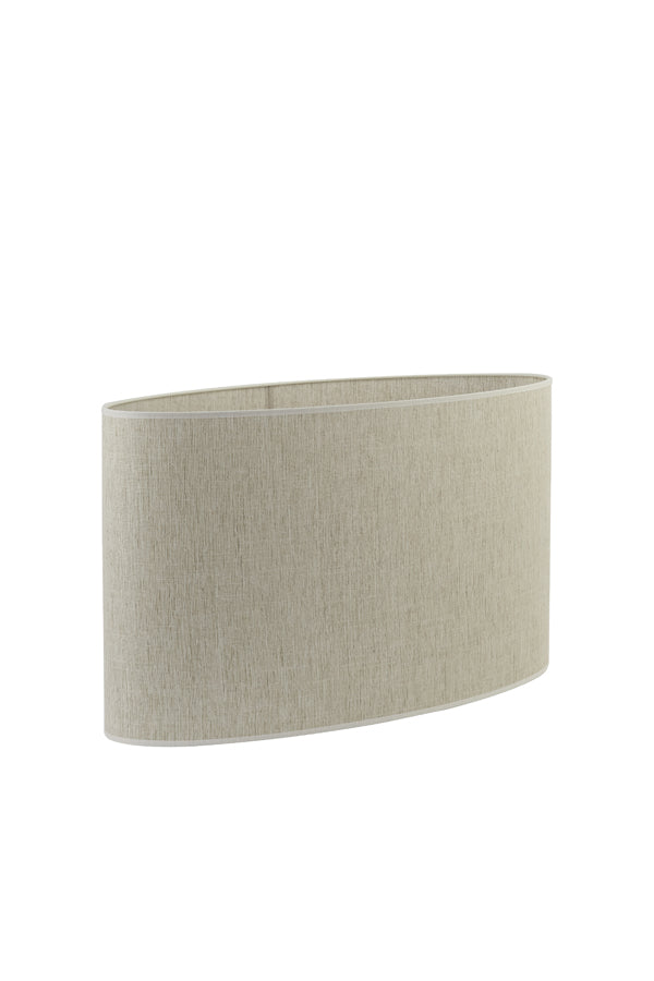 Light & Living Lamp Shades Shade oval straight slim 58-24-32 cm BRESKA pearl white House of Isabella UK