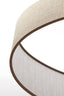 Light & Living Lamp Shades Shade oval straight slim 58-24-32 cm CADEN beige House of Isabella UK