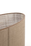 Light & Living Lamp Shades Shade oval straight slim 58-24-32 cm CADEN beige House of Isabella UK