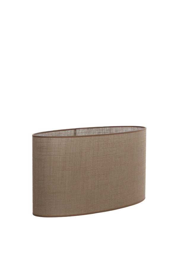 Light & Living Lamp Shades Shade oval straight slim 58-24-32 cm CADEN beige House of Isabella UK